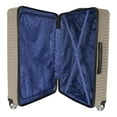 thumbnail image 5 of Ecotech Veer 28-inch Hardside Travel ABS Checked Luggage, Oxford Tan, All Ages, 5 of 8