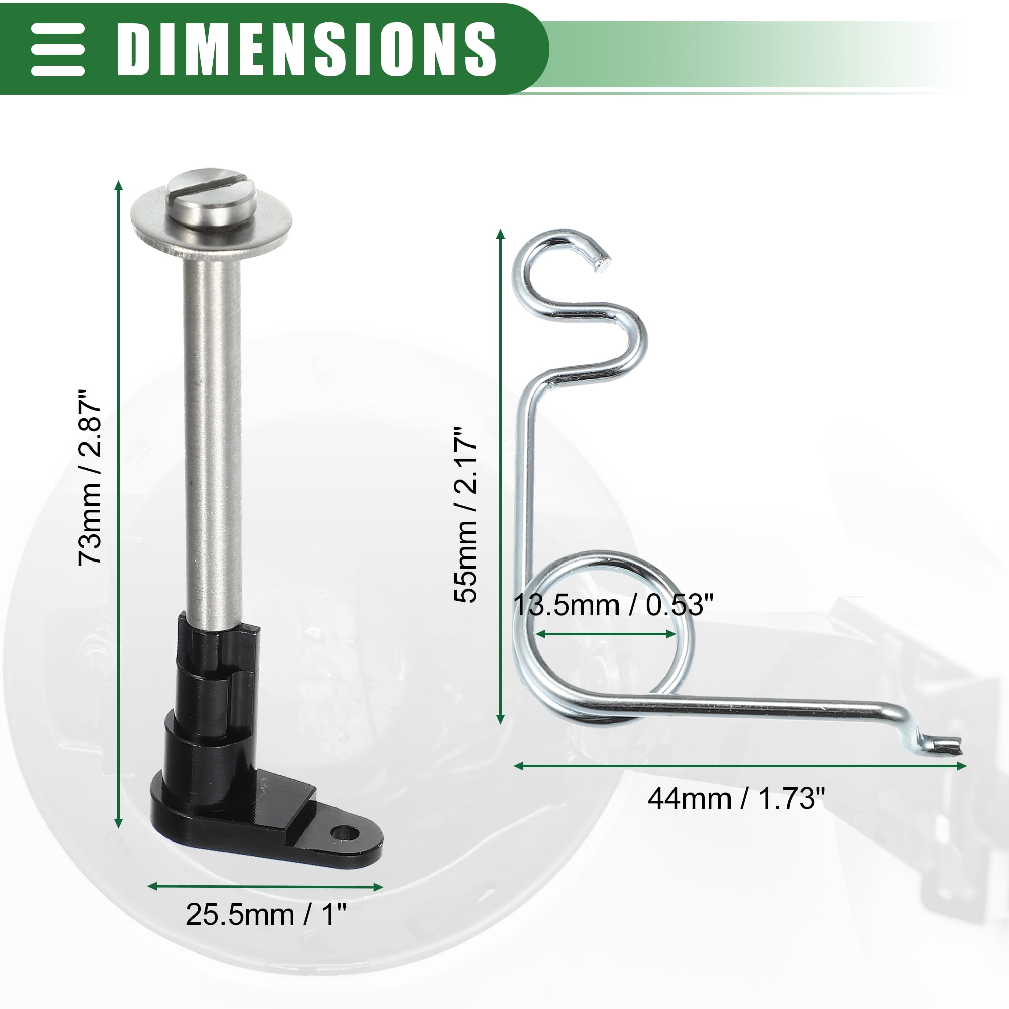 Unique Bargains Fuel Door Spring Hinge Kits for Ford F-150 2009-2014 for Lincoln MKZ