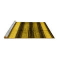 thumbnail image 2 of Ahgly Company Machine Washable Indoor Rectangle Abstract Yellow Modern Area Rugs, 3' x 5', 2 of 4