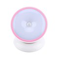 thumbnail image 2 of Luz nocturna de dos colores que se activa con el cuerpo humano, rosa y blanco, ideal para pasillos, luces de escalera con sensor de movimiento inteligente de 360°, 2 of 8