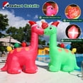 thumbnail image 3 of 14FT Christmas Inflatable Double Dinosaurs with Xmas Remind Bag,Blow up Yard Decorations with Powerful Blower and Built-in LED Lights, Giant Xmas Dinosaurs Indoor Outdoor Decor for Garden Lawn Party, 3 of 6