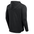 thumbnail image 3 of Men's Fanatics Black Chicago Bears Front Office Power Mono Long Sleeve Hoodie T-Shirt, 3 of 3