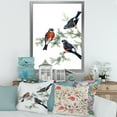 thumbnail image 3 of Designart 'Vintage Countryside Birds On Branch III' Farmhouse Framed Art Print, 3 of 4