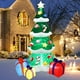 thumbnail image 2 of Decoraciones inflables navideñas para exteriores, árbol de Navidad inflable de 7 pies con luces LED integradas, decoraciones navideñas inflables, 2 of 3