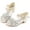 Silver, variant on Little Kids Girls Sandals Glitter Rhinestone Dress Pumps Sequins Princess Low Heels Party Dance Shoes