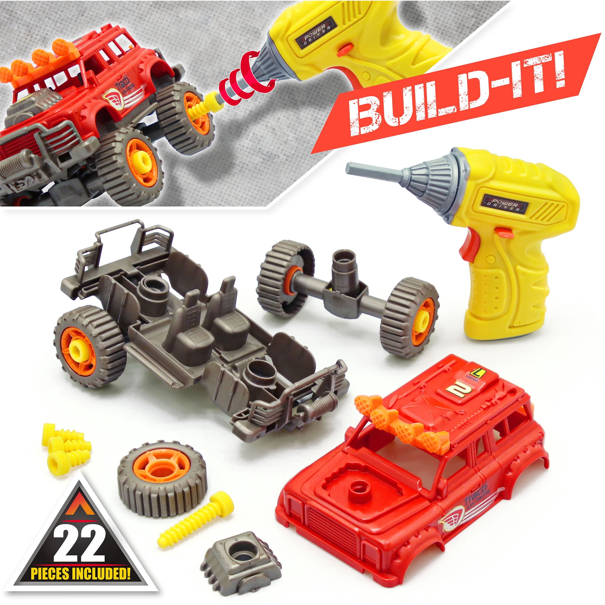 Lanard Tuff Tools Build It 4x4 Off-Road Truck