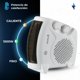 thumbnail image 5 of Calefactor Ventilador Calentador Electrico 1500W Portatil 2pzas blanco, 5 of 8