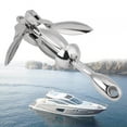 thumbnail image 3 of Folding Anchor, Folding Grapnel, Silver Precise For Marine Yacht, 3 of 8