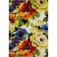 thumbnail image 1 of Ladole Rugs Contemporary Painting Flowers Style Made by Machine Area Rug Carpet in Multicolor, 7x10 (6'5" x 9'5", 200cm x 290cm), 1 of 4