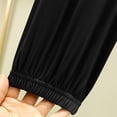 thumbnail image 5 of Timegard Pajamas Pants for Women Elastic Waist Soft Sleepwear Solid Color Casual Ruched Trousers Summer, 5 of 8