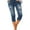 Cobalt Night Blue, variant on luvamia Women's High Rise Casual Broken Hole Skinny Slim Fit Stretch Denim Capri Jeans Slate Black, 2XL, Fit Size 20 Size 22