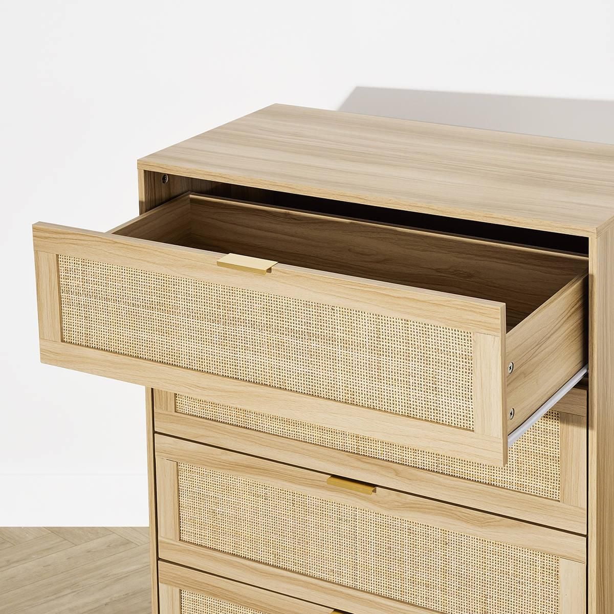 Anko Fraser Rattan 4 Drawer Dresser
