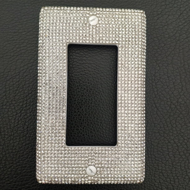 Pegatinas de diamantes para interruptores basculantes de pared, estándar americano, calibre americano, panel de interruptores, pegatinas de diamantes