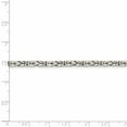 thumbnail image 4 of Solid 925 Sterling Silver 3.25mm Byzantine Chain Necklace - with Secure Lobster Lock Clasp 18", 4 of 6