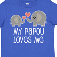 thumbnail image 4 of Inktastic My Papou Grandpa Loves Me Boys or Girls Toddler T-Shirt, 4 of 5