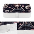 thumbnail image 4 of Skeleton PU Leather Bracelet Holder Jewelry Organizer Box with Removable Compartment - Portable Organize Storage Case, 4 of 6