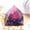 Rose Stone, variant on K-KED Natural Rose Crystal 3D Pyramid Amethyst Orgonite Epoxy Healing Stone Tower Gift-Amethyst Stone