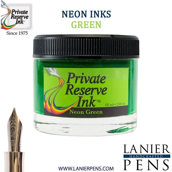 Private Reserve Ink Bottle 60ml - Neon Green (PR17059)
