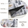 thumbnail image 6 of 4'x6' Area Rugs, Blue Grey Christmas Indoor Outdoor Area Rug for Living Room Bedroom, Watercolor Tree Xmas Snowflake Washable Bathroom Rugs Kitchen Floor Carpet Mats Home Decor Aesthetic, 6 of 8