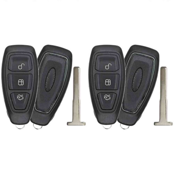 Eye4Techs Replcament Smart Key Fob for Ford C-Max 2013-2018 FCC KR55WK48801 KR5876268 Part Number 164-R8048 7S7Z-15K601-L Pack of 2