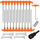 thumbnail image 1 of Estacas para tienda de campaña HORUSDY Heavy Duty, paquete de 20 con cuerdas y tirador en T, 1 of 8