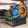 thumbnail image 7 of Haiem vintage Starry Sunflower Print Toaster Covers 2 Slice Wide Slot,Bread Dust Cover & Fingerprint Protection,Bread Machine Cover,Appliance Covers, 7 of 7