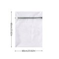 thumbnail image 2 of Large Heavy Duty Mesh Laundry Bag - Extra Fine Wash Pouch with Handles for Delicates, Travel, College Dorm Storage Organizer, Reusable Washing Machine Protector Sack (Polyester), 2 of 4
