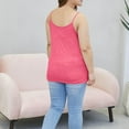 thumbnail image 5 of Wancir Plus Size Camisole Shirts for Women Spaghetti Straps Summer Sleeveless Basic Casual Solid Cute Going Out Tank Tops, 5 of 5