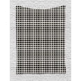 thumbnail image 1 of Abstract Geometry Tapestry, Repeating Circles Motifs Bicolored Composition Pattern, Wall Hanging for Bedroom Living Room Dorm Decor, 40W X 60L Inches, Charcoal Grey and Champagne, by Ambesonne, 1 of 2
