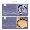 thumbnail image 2 of Cable de datos tipo C macho a macho Matsuzay USB 3.2 carga rápida 3 metros, 2 of 6