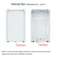 thumbnail image 3 of Junction Box Waterproof Plastic Project Box IP65 Plastic Project Box Electrical Box Enclosure Gray White 7.87"x 4.72"x 2.95"(200x120x75mm), 3 of 7