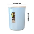 thumbnail image 4 of Kitchen Trash Can, Step-On Garbage Can with Lid, Tall Kitchen & Bathroom Trash Can, Small Office Waste Bin, Blue - Xuniizn, 4 of 7