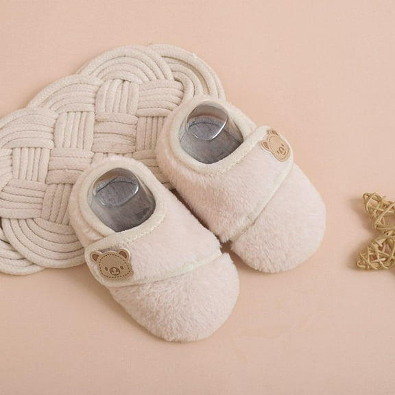 Wancir Baby Shoes Toddler Sock Shoes Kids Walking Shoes Infant Non-Slip Indoor Slippers with Soft Rubber Sole Boys Girls Slip On Outdoor Sneakers