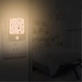 thumbnail image 2 of Yayeee 2-Pack Plug in LED Night Lights with Light Sensors Motion Detectors, Green Garden Pattern, 2 of 7