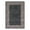 Black Brown, variant on Garvee 8'x10' Modern Area Rug Solid Bordered Rugs, Washable Geometric Neutral Accent Carpet with Non-Slip Backing, Low Pile Stain-Resistant Rug for Living Room Dining Room Home Office, Black
