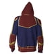 thumbnail image 4 of Sudadera con capucha de la película vengadores Endgame Quantum Realm, chaqueta con tecnología avanzada, disfraces de Cosplay, traje de capitán Marvel, 2019, 4 of 5