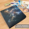 thumbnail image 5 of Leather Cover Photo Album 80 Pockets 4x6 Photos Bookshelf Picture Album Beautiful Nebulae, 5 of 9