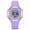 Purple, variant on Waterproof Sport Women's Digital Chronograph Silicone Strap Watch