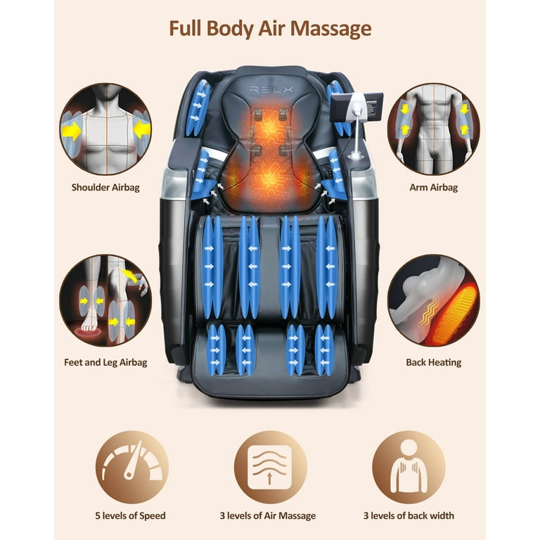 RELAX Amazon.com: RELX 2025 Massage Chair Full Body, Zero Gravity