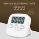 thumbnail image 5 of Temporizador Digital Magnético Cronómetro Reloj Temporizador Cuenta Atrás para (blanco) 5 Uds., 5 of 9