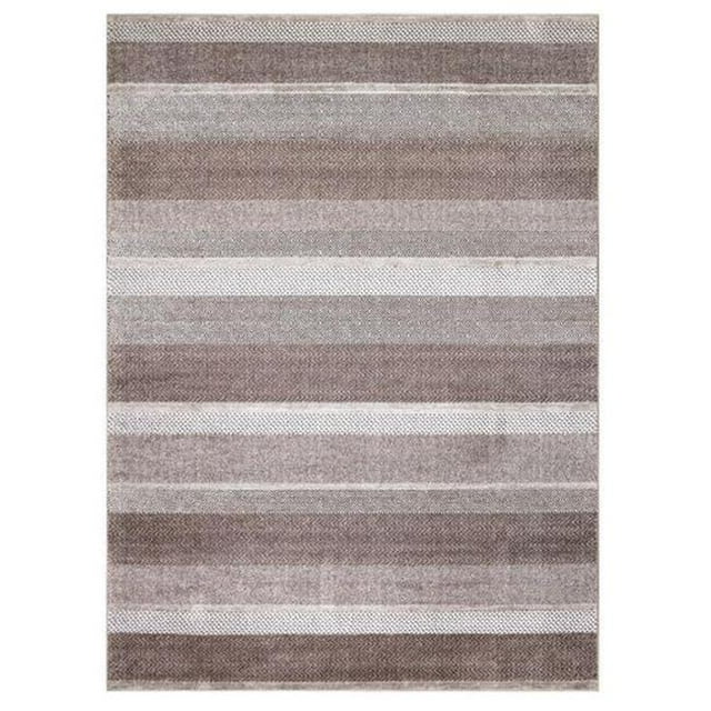 5 x 7 ft. Toscano Stripe Area Rug, Brown