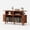 Walnut, variant on 55" Record Player Stand, Mid Century Modern Turntable Stand with Charging Station & USB Ports, Vinyl Record Storage Cabinet Holds 300+ Albums for Living Room Bedroom