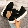 thumbnail image 5 of Chenyee Corduroy Fuzzy Slipper Booties for Women Men Platform Cozy Stylish Winter Slip On Fluffy House Shoe, 5 of 8