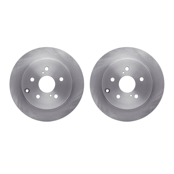 Dynamic Friction Company Rear Brake Rotors 6002-76088