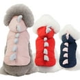thumbnail image 1 of Cheers Pet Cat Autumn Winter Jacket Dinosaur Pattern Hooded Cotton Coat Dog Clothes, 1 of 2