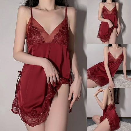 

TIHLMK Sexy Tights for Women Clearance Ladies Sexy Lingerie Sexy Tight-fitting Stretch Net Pajamas One-shoulder Strap See-through Tights