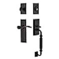 thumbnail image 3 of Nostalgic Warehouse New York Plate F Grip Entry Set Swan Lever in Timeless Bronze, 3 of 3