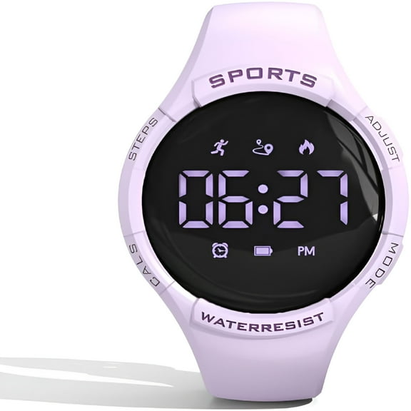 GJX Fitness Watch Pedometer Watch for Calories, Distance, Step Counter for Walking Mens Womens Digital Watch Fitness Tracker Without Smartphone