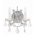thumbnail image 2 of 4472-CH-CL-MWP Crystorama Lighting Maria Theresa - Two Light Wall Sconce in Classic Style - 10.5 Inches Wide by 12.5 Inches High-Polished Chrome, 2 of 7
