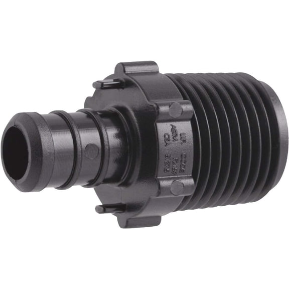 SharkBite Barb Adapter Poly Alloy - 1/2 In. Barb x 1/2 In. MNPT Male Thread